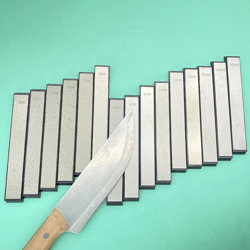 16-piece diamond sharpening stone set for kitchen knife honing durable whetstone