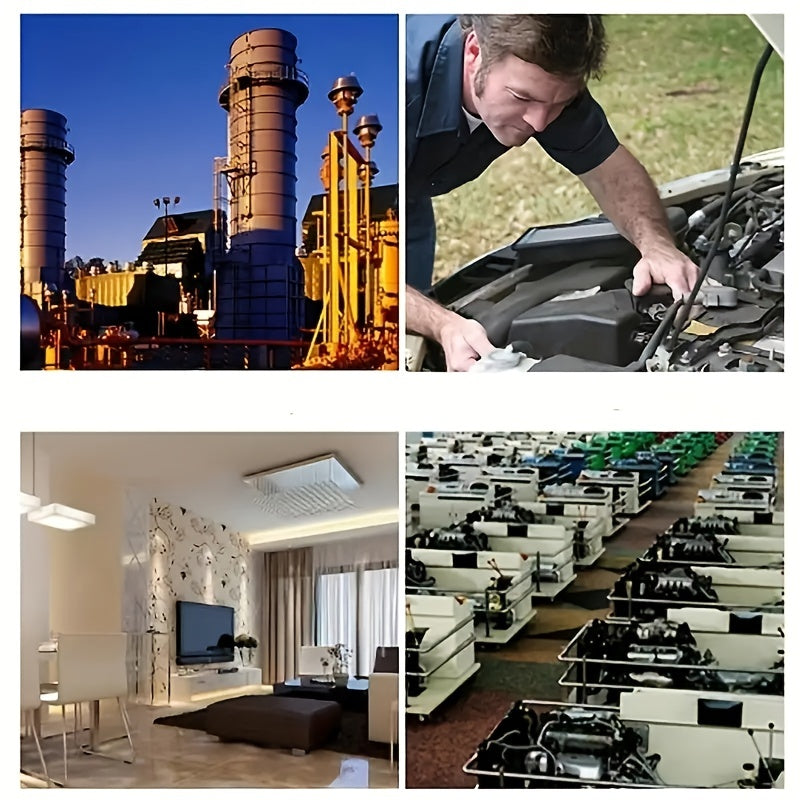 Juego de 53 piezas de herramientas para reparación de autos, juego de llaves de trinquete, mantenimiento automotriz