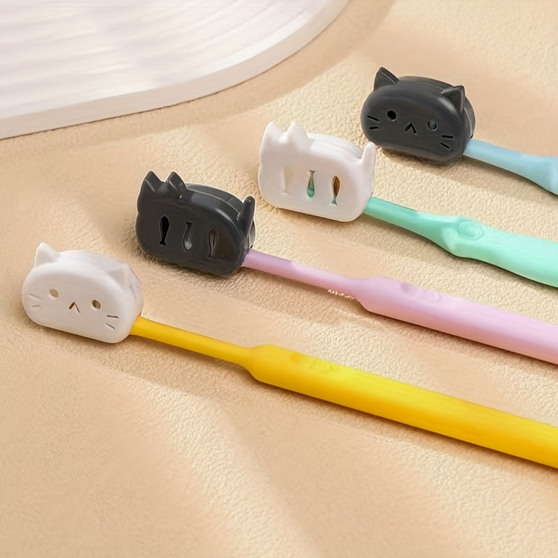 2/4pcs Toothbrush Protectors for Travel Unscented Cartoon Design