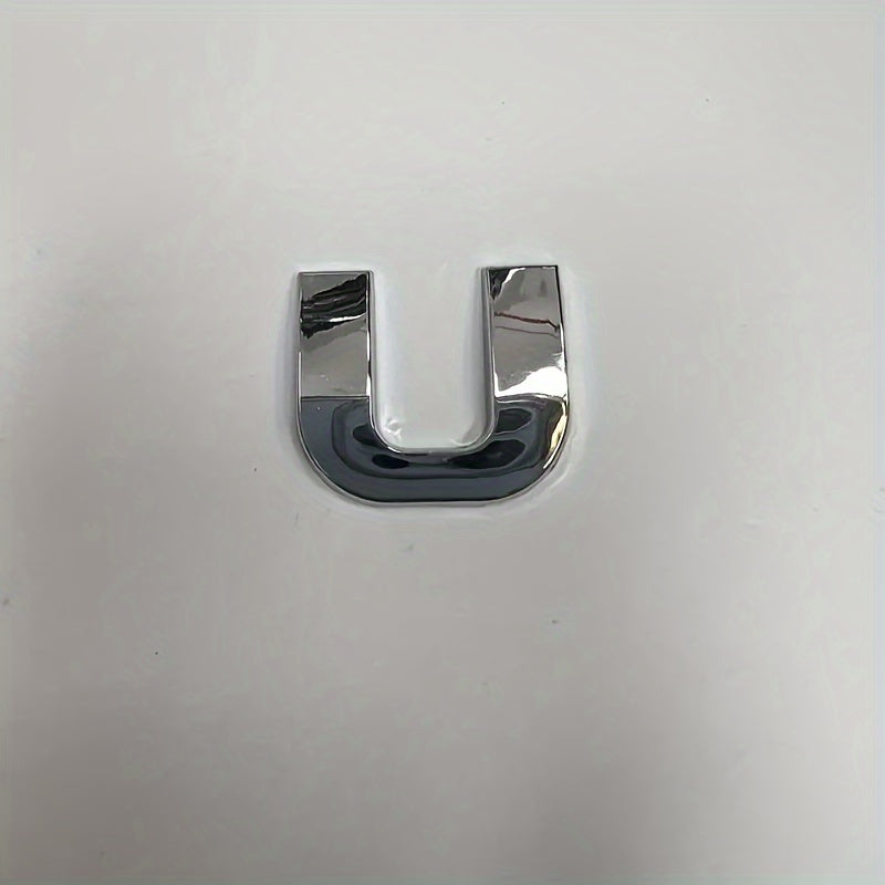 Metall avtomobil logotipi bagaj stikerlari uchun dvigatel quvvati raqami plitasi bezaklari