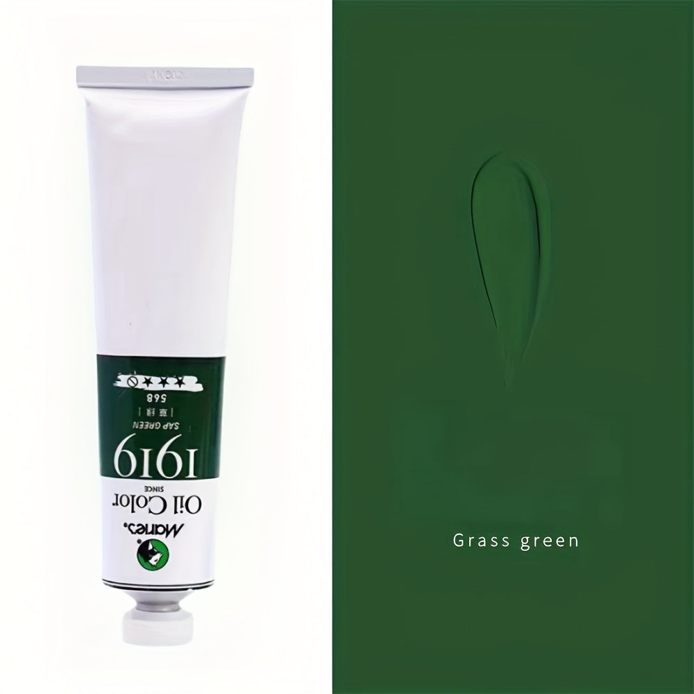 50ml White Oil Paint Tube for Canvas and Graffiti Art Professional Artist Grade