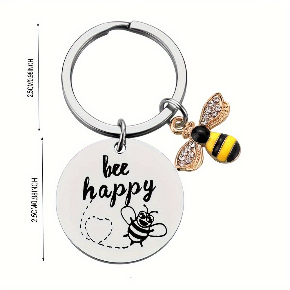 Set of 16 Bee Keychains for Men, Coworker Gifts, Appreciation and Farewell