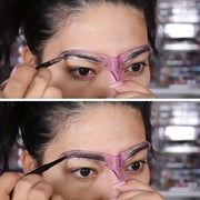 Ayollar uchun qosh shakllantirish to'plami 8 ta qayta ishlatiladigan shablonlar bilan tutqich