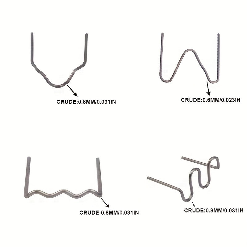 100/500PCS Issiq yopishtiruvchi yopishtiruvchi uchun plastmassa qotirgich avtomobil bumper ta'mirlash