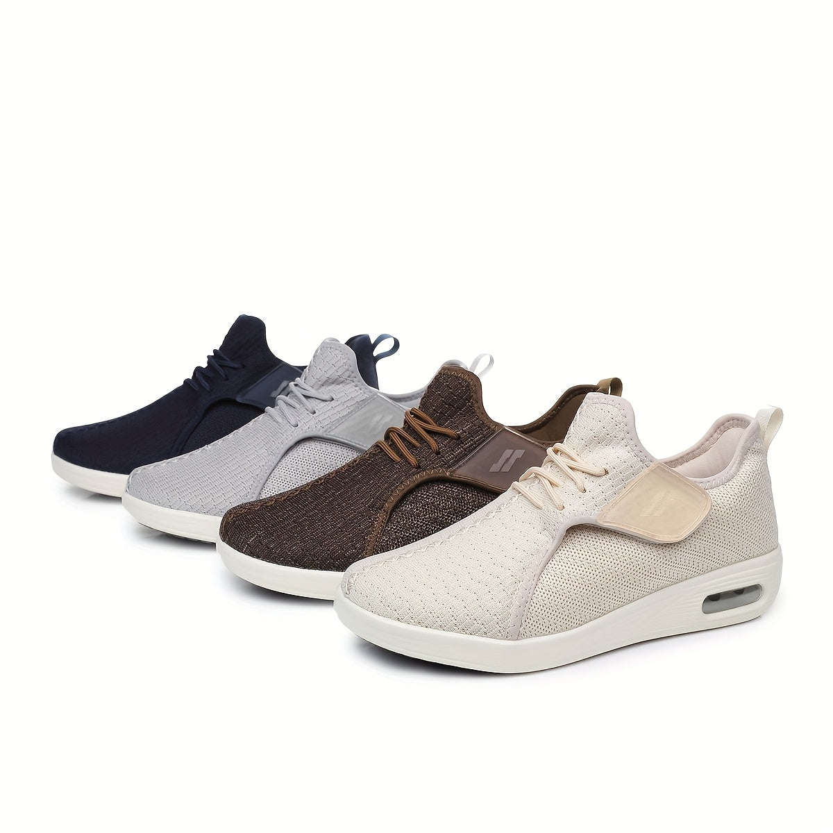 Women's Breathable Mesh Sneakers Lightweight Adjustable Walking Shoes