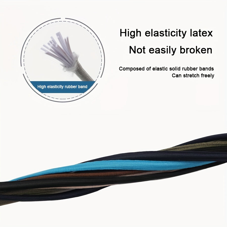 Kids Elastic No-Tie Shoelaces with Alloy Buckle for Easy Slip-On