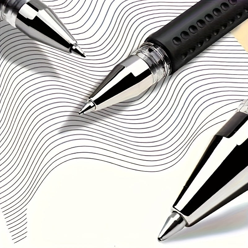 24-Pack Gel Ink Rollerball Pens 0.5mm Medium Point Waterproof Quick Dry Washable Office School