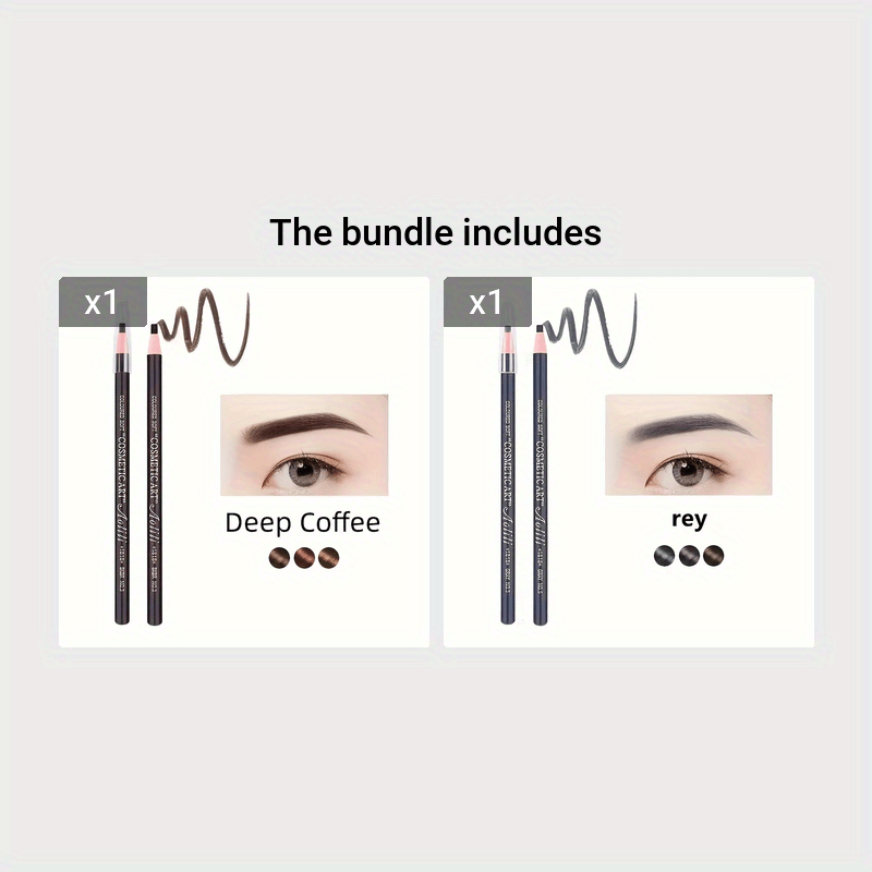 Женский водостойкий карандаш для бровей, тонкая пудра для бровей, стойкий макияж