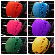 Автомобильный освежитель воздуха в форме яблока, многоцветный, диффузор аромата, безалкогольный, автомобильный аксессуар