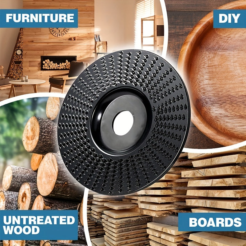 Universal Woodworking Polishing Wheel for Angle Grinders Durable Carving Tool