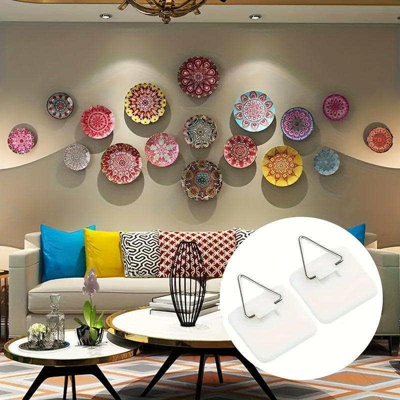 10-штук самоклеящихся пластиковых крючков для стен для антикоррозийных пластин и подвешивания картин