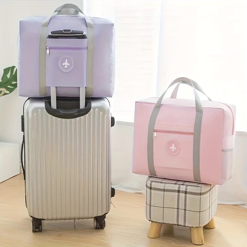 Large Capacity Travel Storage Bag for Clothes Foldable Portable Polyester