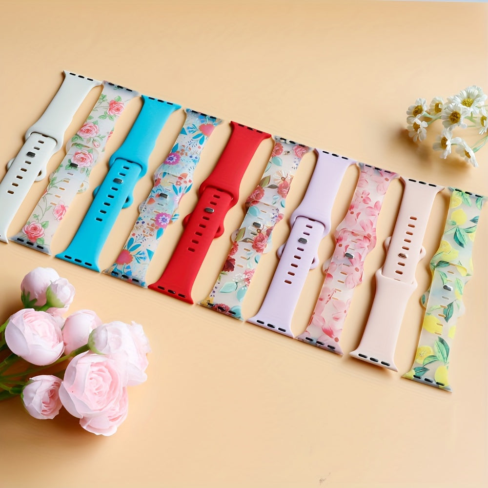 Silicone Sport Watch Bands for All iWatch Models 38mm to 49mm Replacement Straps