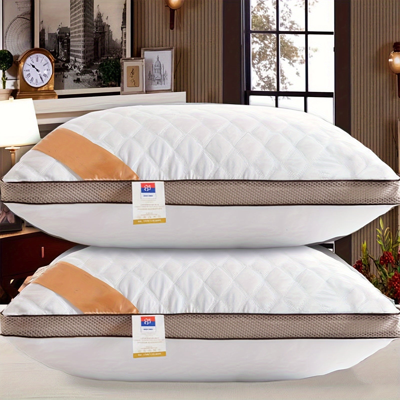Hotel Pillow for Home Dorm RV Support Neck Spine Comfort