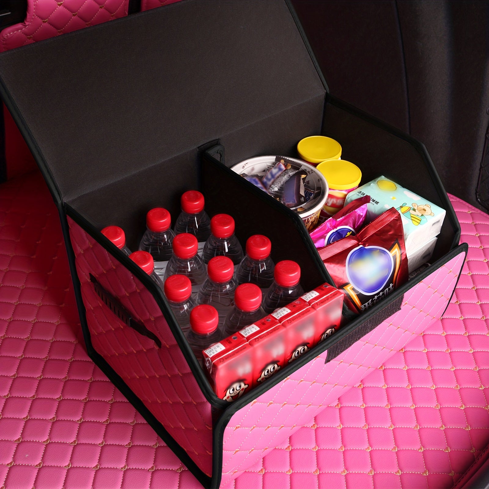 Women Car Trunk Organizer Storage Box Multi-purpose Tidy and Sundries