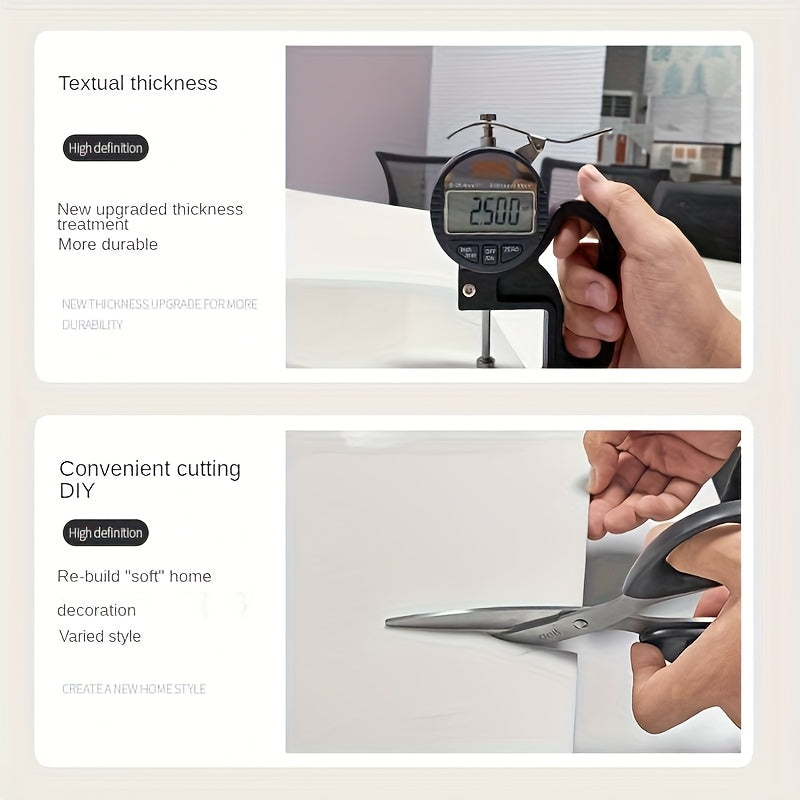 Set of 20 Marble Tile Wall Stickers Waterproof Self-Adhesive Removable for Kitchen Living Room Bathroom