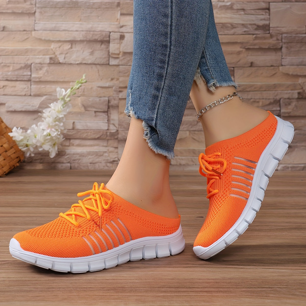 Women's Lightweight Breathable Low-Top Sneakers Casual All-Season Shoes
