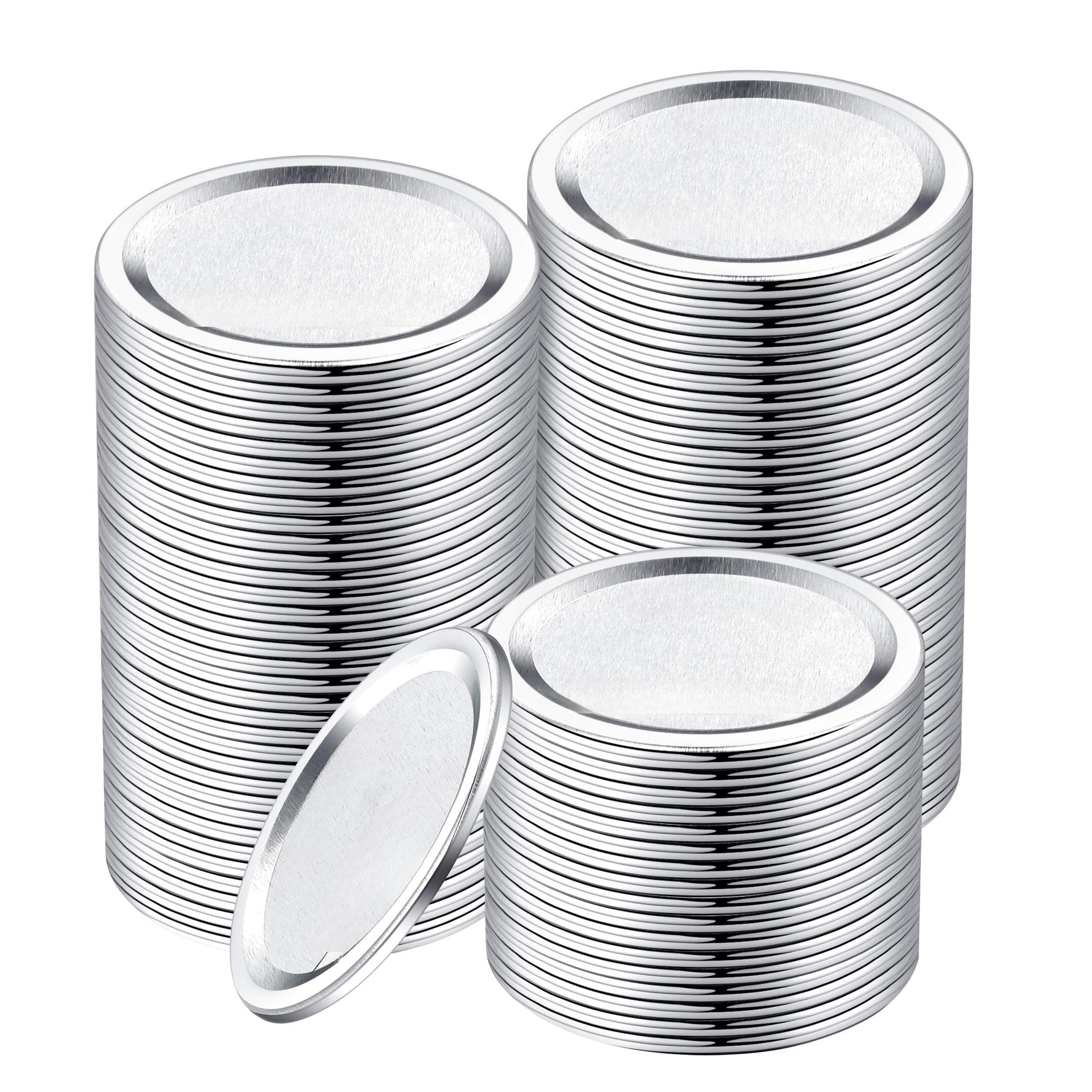 Wide Mouth Mason Jar Lids 70/86mm Tinplate Seal for Preserving and Decorating