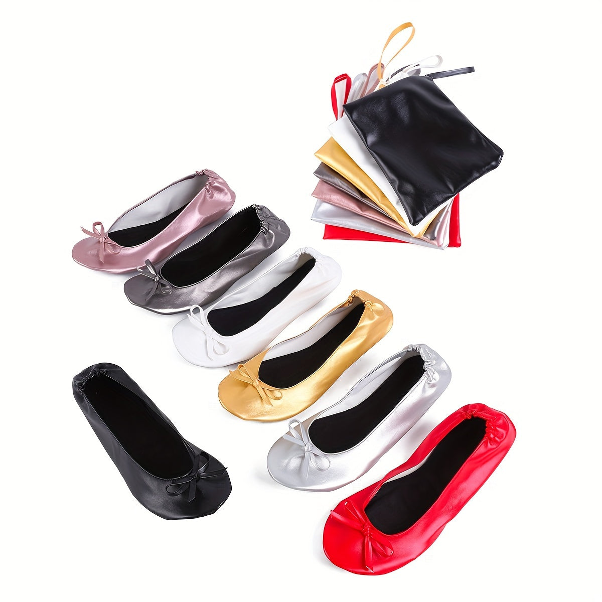 Женские балетные туфли из кожи, удобные обувь на slip-on