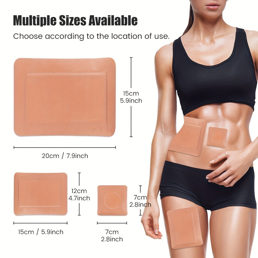 10pcs Organic Self-Adhesive Castor Oil Packs for Home Spa Treatment No Wash Leak-Proof