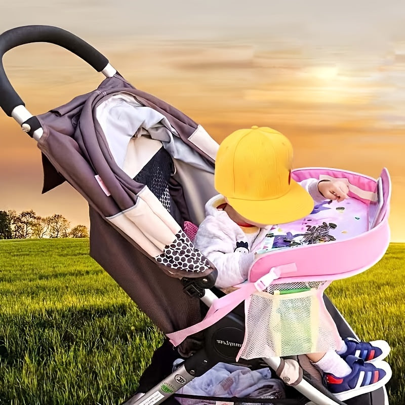 Car Organizer Trolley Tray for Car Travel and Road Trips, Seat Seat Organizer for Holidays