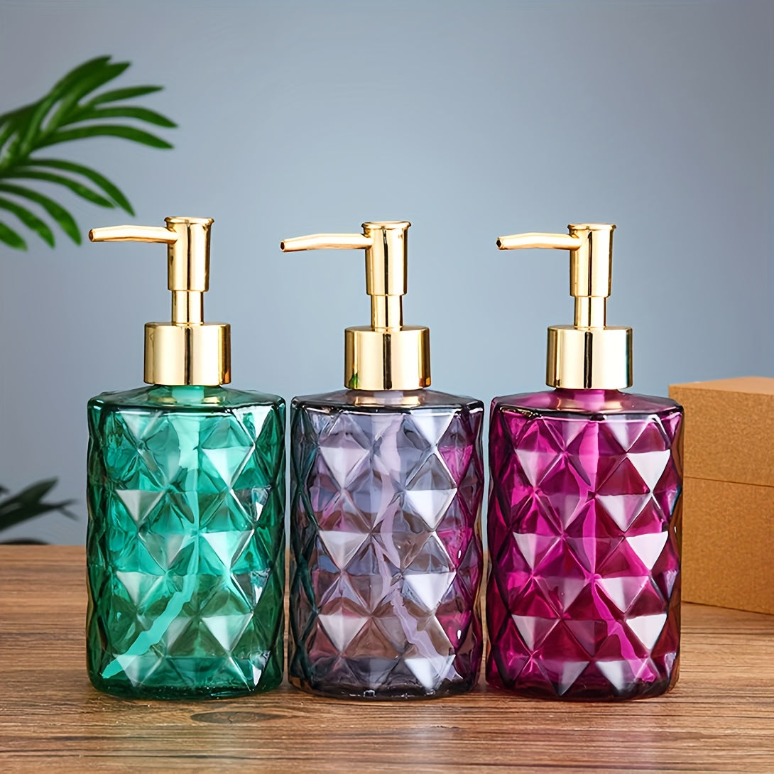 Diamond-Shaped Silicone Resin Mold Kit with Pump and Dispenser Molds for Kitchen Bathroom or Pencil Holder