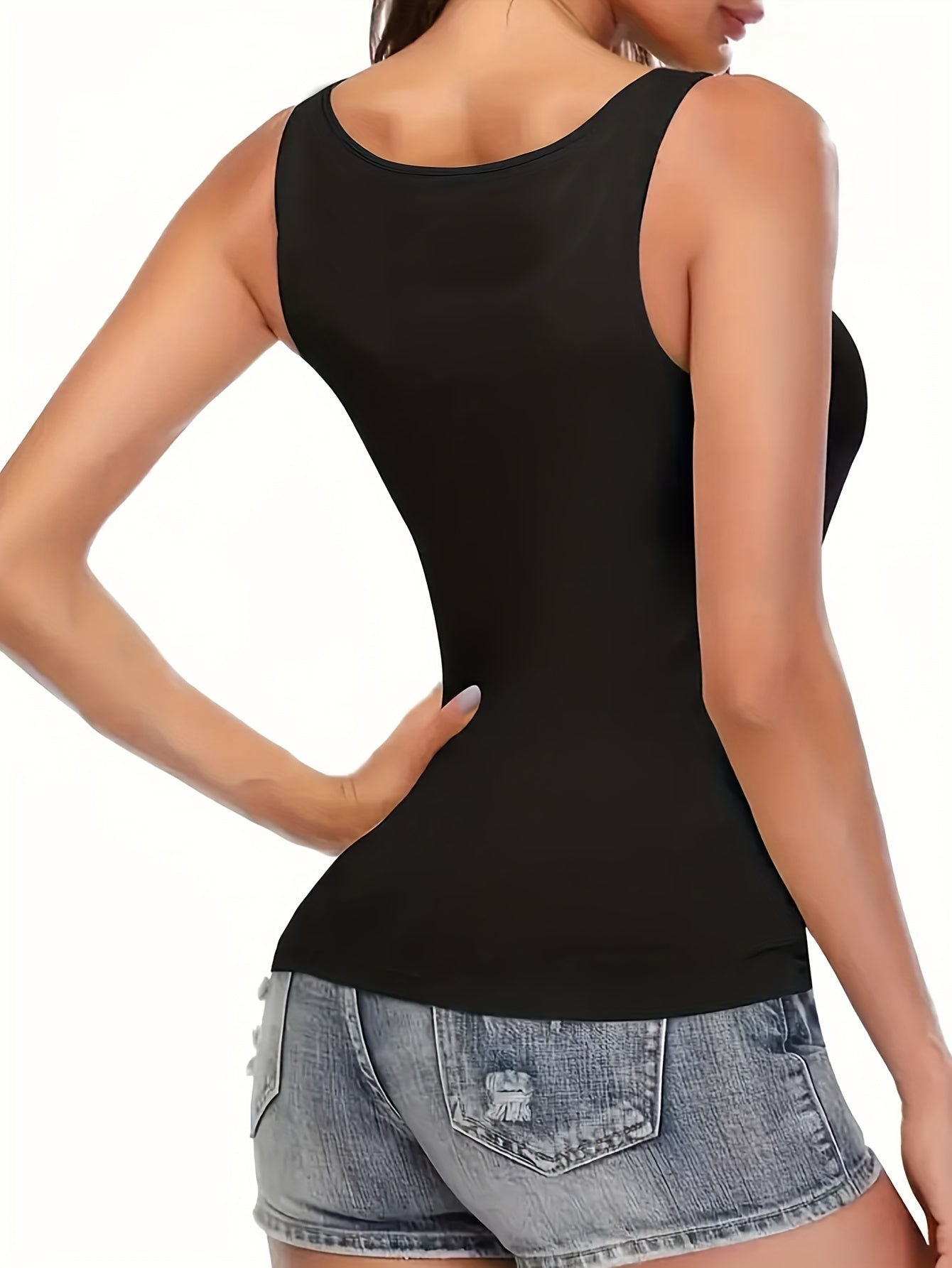 Women's Plus Size Tank Tops Breathable Stretchy Casual Workout Activewear