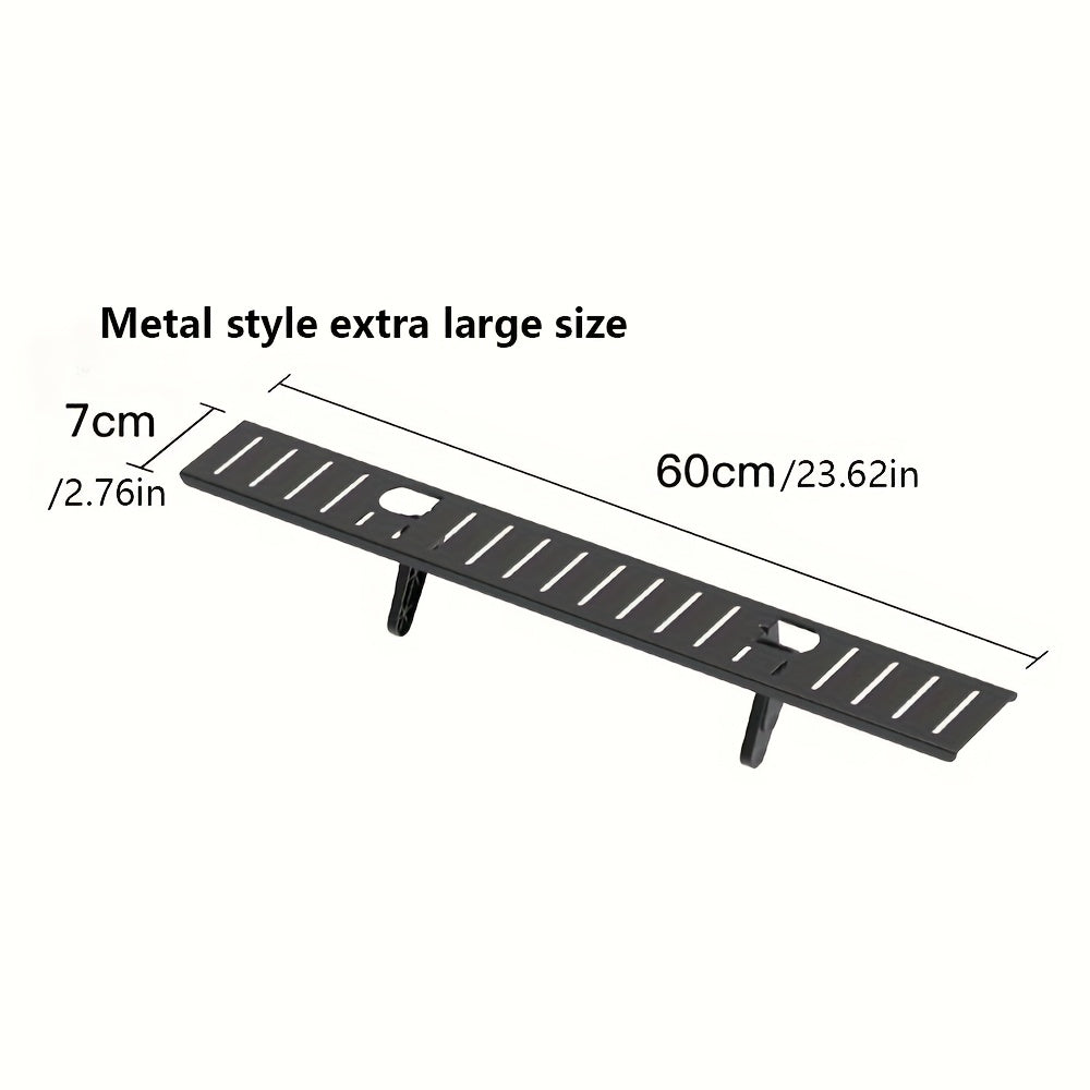 Multimedia Storage Rack with Adjustable Shelves for TV, Monitor, Router