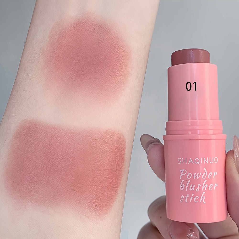 Barra de rubor natural a prueba de agua de larga duración para mujeres con color suave