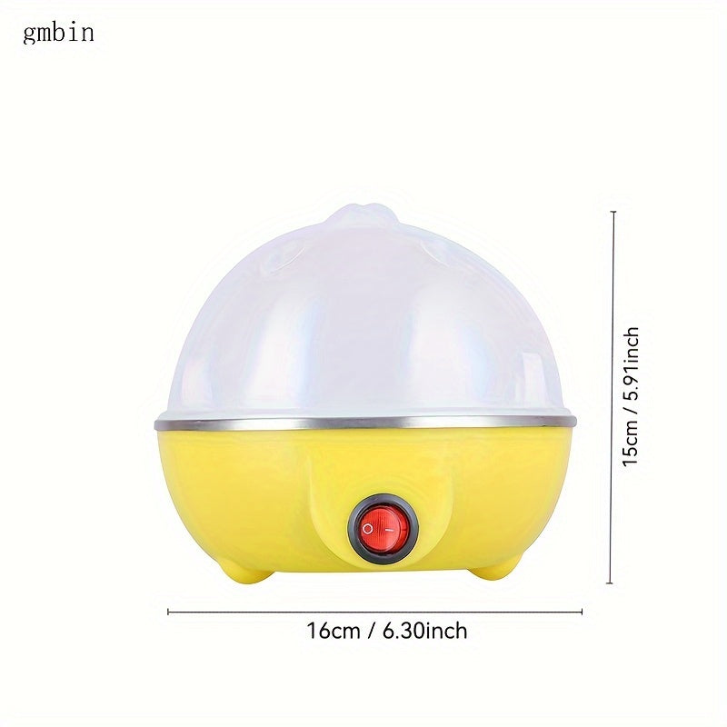 Egg Cooker Automatic Power-Off Steamer for 7 Eggs Multi-Function Single-Layer