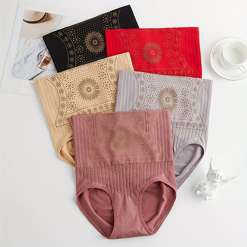 Ayollar uchun tikilmasdan yuqori belli qorin shakllantiruvchi shapelash pantallari nafas oladigan ichki kiyim