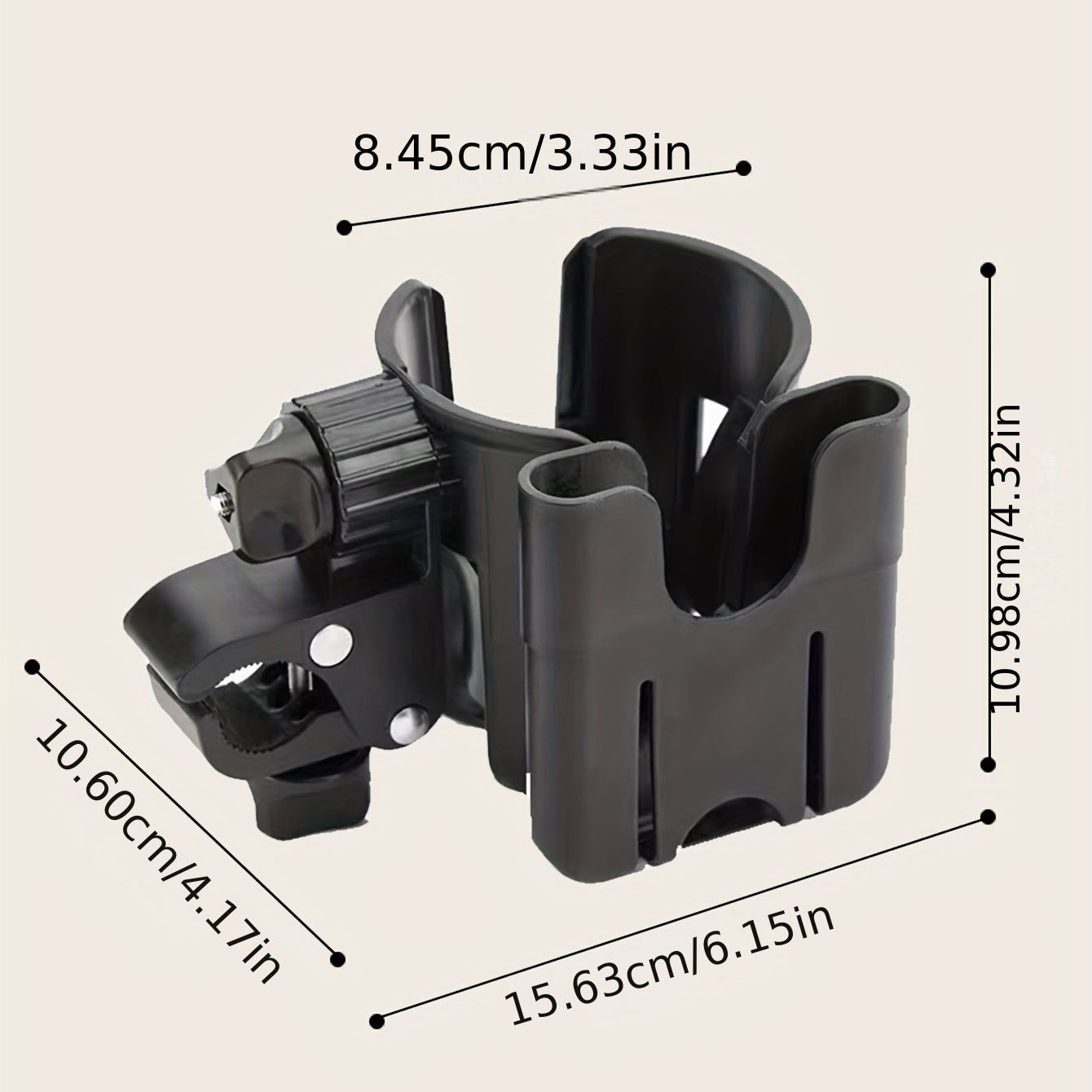 Bolalar uchun bolalar aravachasi uchun shisha va telefon tutgichli stul tutgichi