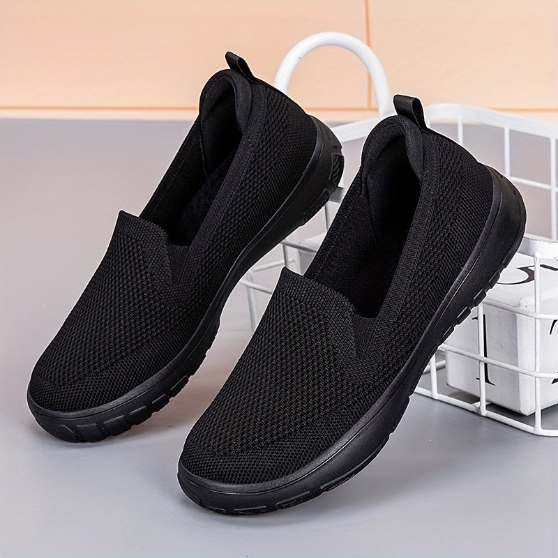 Women's Slip-On Sneakers Casual Walking Shoes Laceless Soft Sole