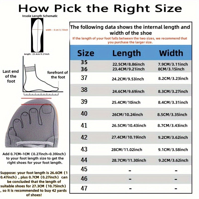 Women's Breathable PU Upper Skateboard Sneakers Lightweight All-Season Rubber Sole