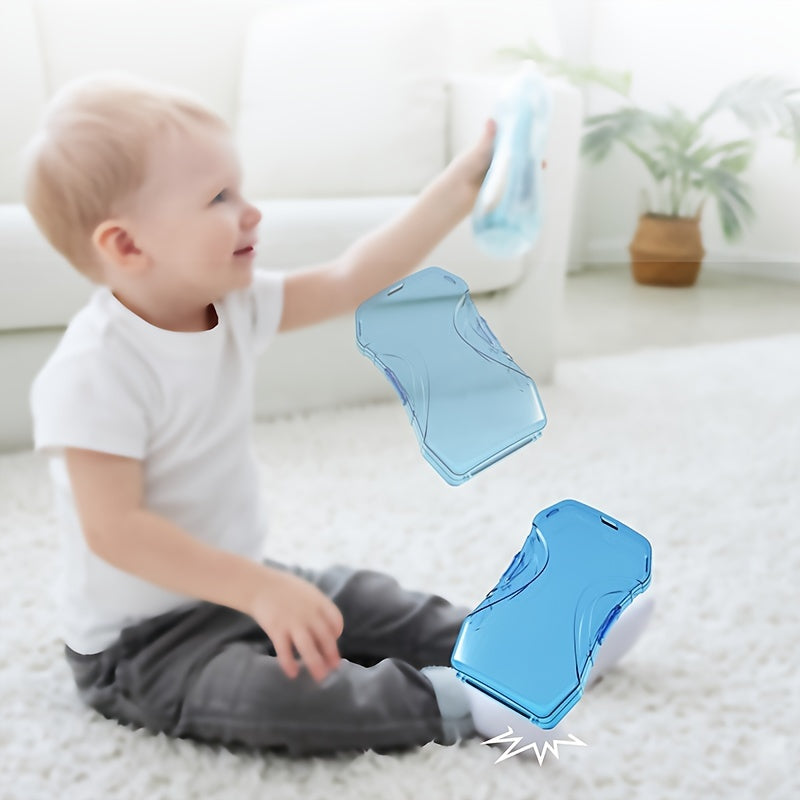 Baby Food Pouch Holder Spill-Proof Flip-Top for Juice Boxes