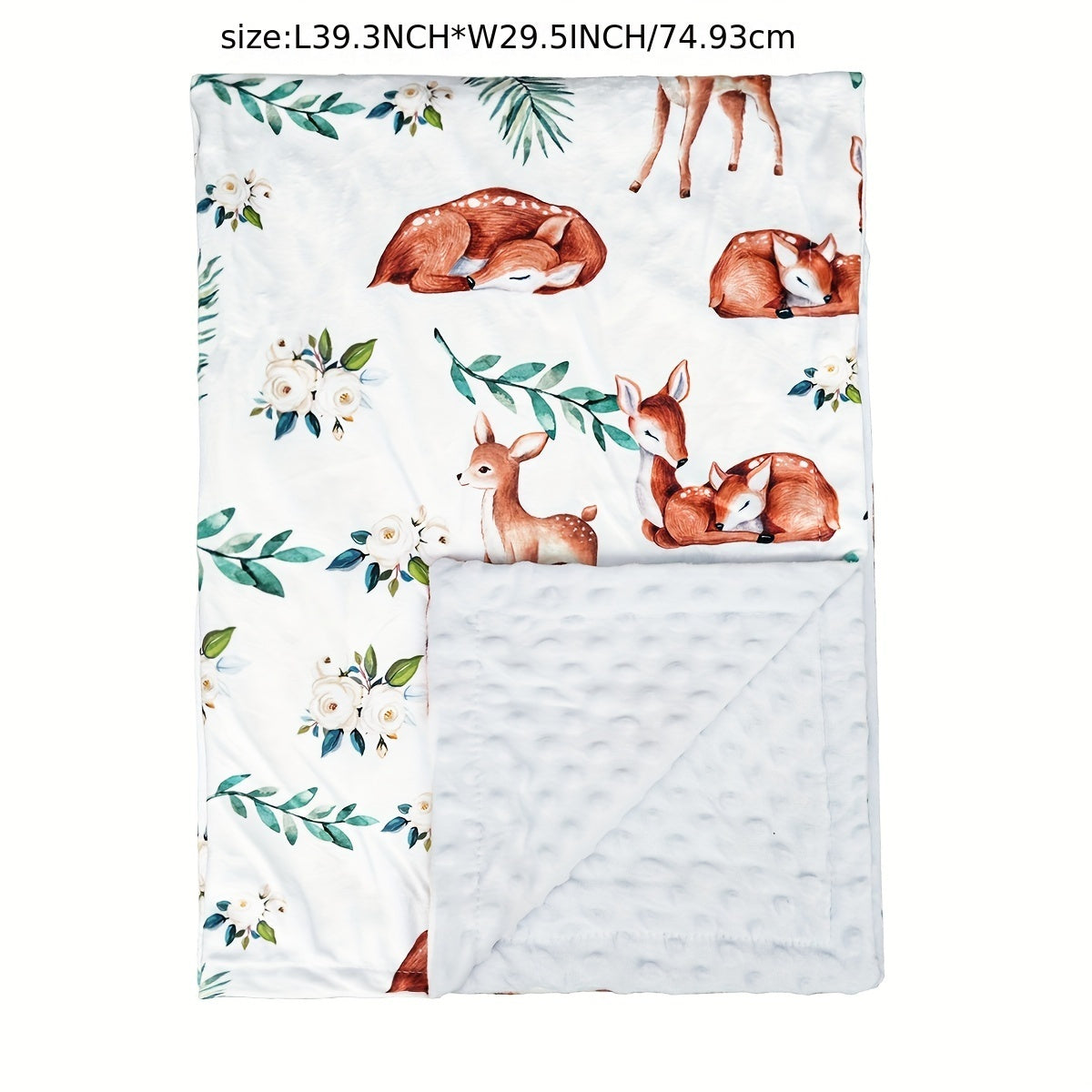 Animal Print Blanket for Kids Cozy Soft Throw Bed Cover 50x60 Inches