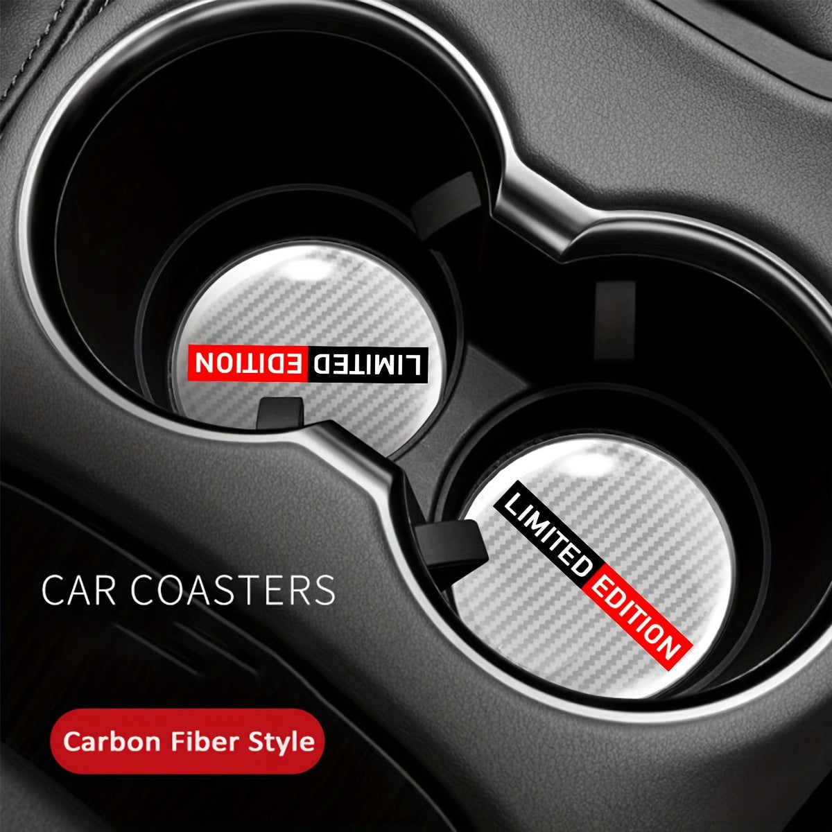 Подставка под стакан для автомобиля с противоскользящим вставкой универсального размера