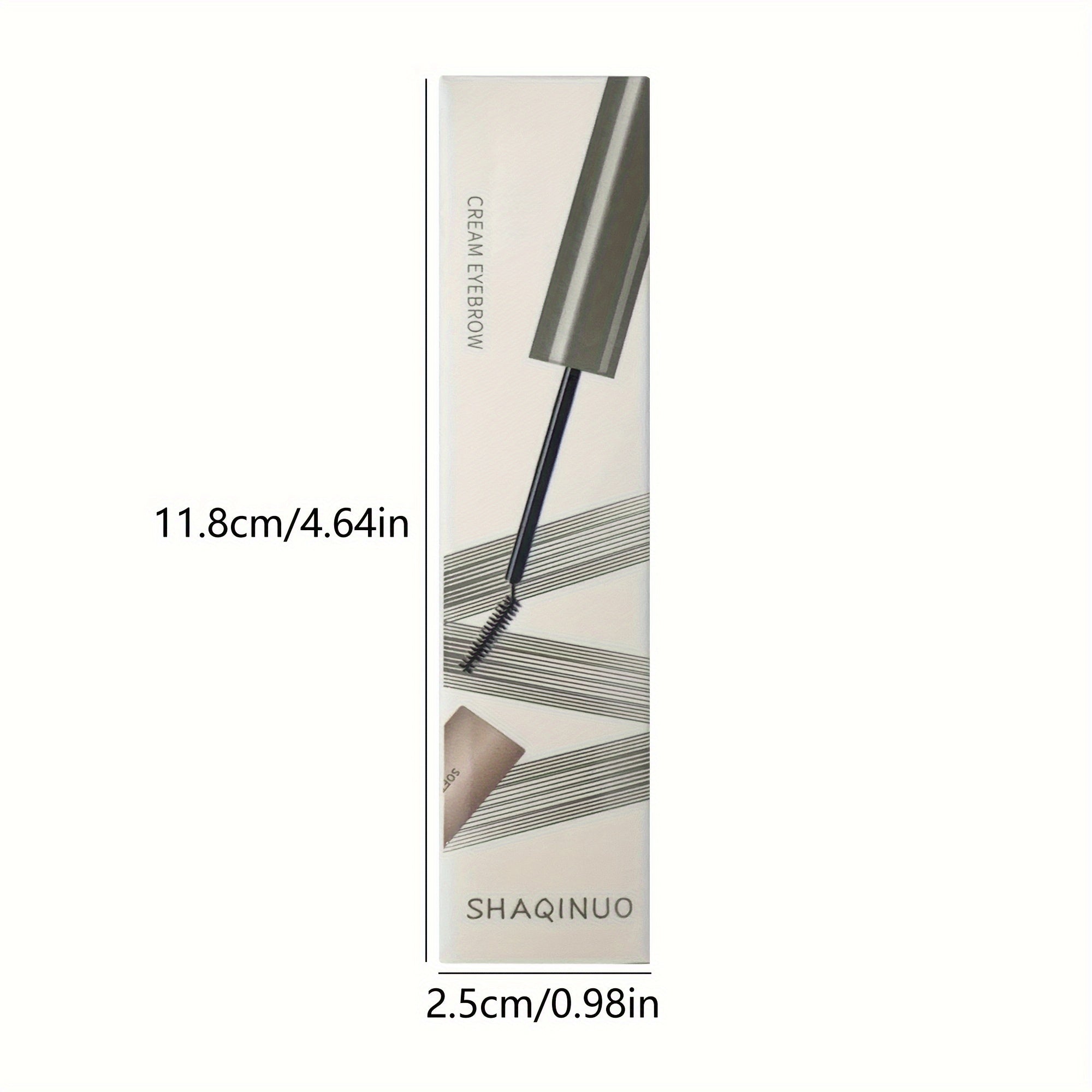 Waterproof Tinted Eyebrow Mascara for Long-Lasting Smudge-Proof Brow Enhancement with Precision Brush