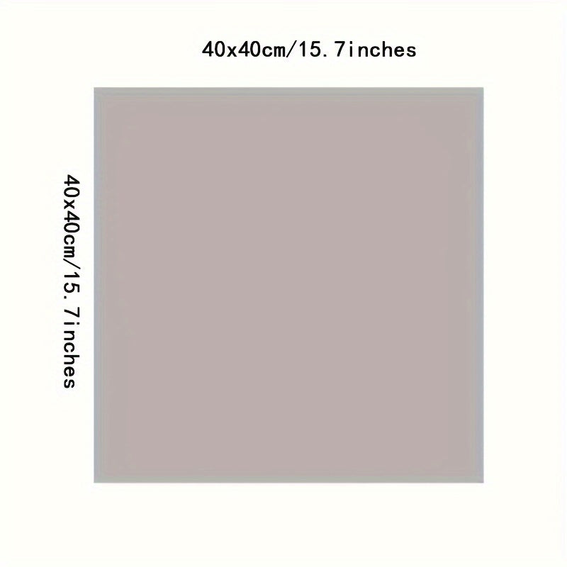 Set of 10 Solid Color Woven Rectangular Table Napkins 40x40cm for Weddings and Dining