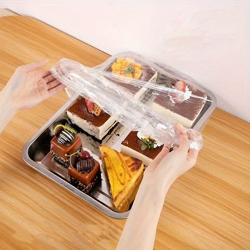 Disposable Extra-Large Transparent Food Preservation Cover for Dust Protection