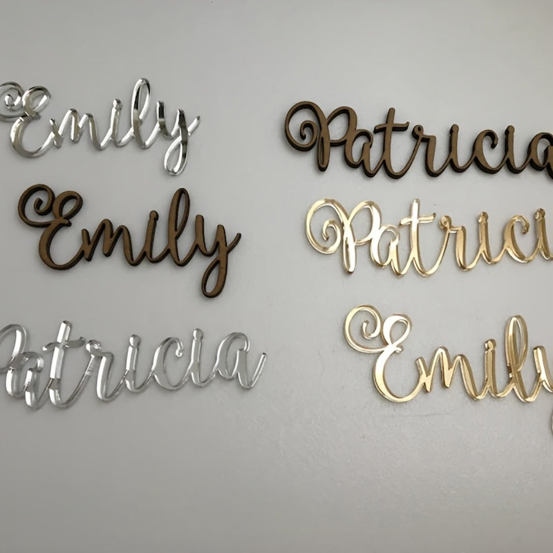 Shaxsiylashtirilgan Yog'ochdan Yasalgan Thanksgiving Joylar - Chiroyli Bayram Stol Taqdimoti Uchun Nafis Maxsus Ism Teglari