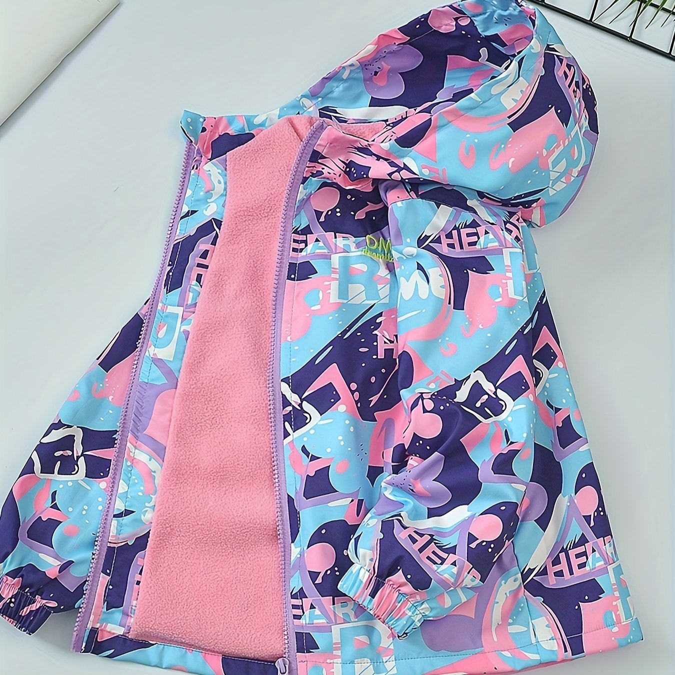 Girls' 3-in-1 Ski Jacket Waterproof Windproof Fleece-Lined Hooded Outdoor Coat