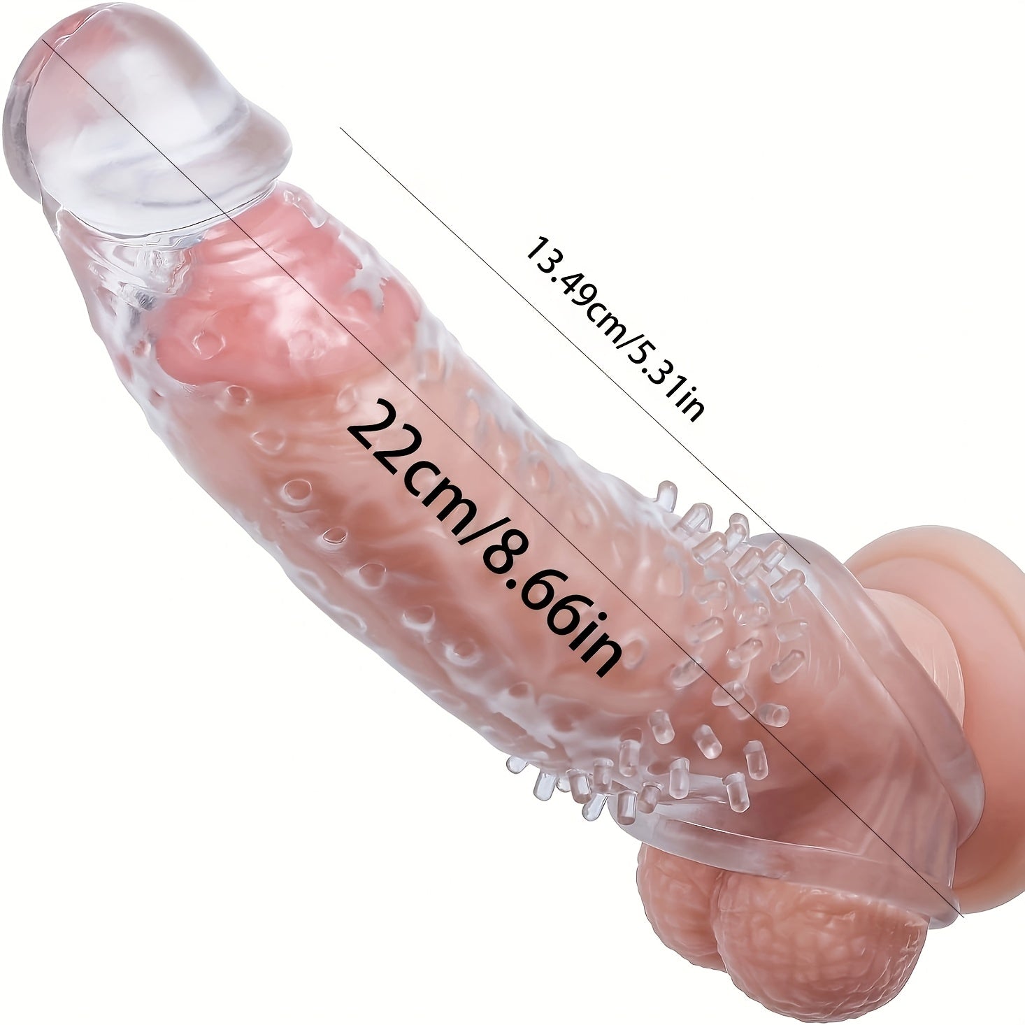 Anillo de pene de TPE texturizado reutilizable para parejas, grueso, duradero