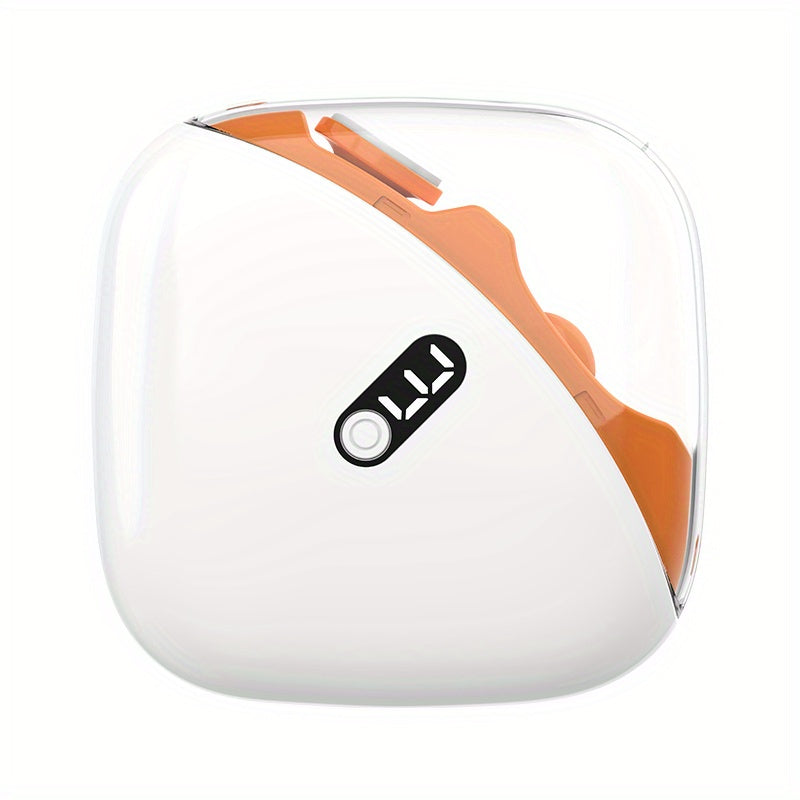 Kompakt Aqlli Tirnoq Qirqish Mashinasi, Raqamli Ko'rsatkich, USB orqali Zaryadlanadigan Lityum Batareya, Kattalar va Oila uchun Sovg'a, Zamonaviy Tirnoq Qirqgich.