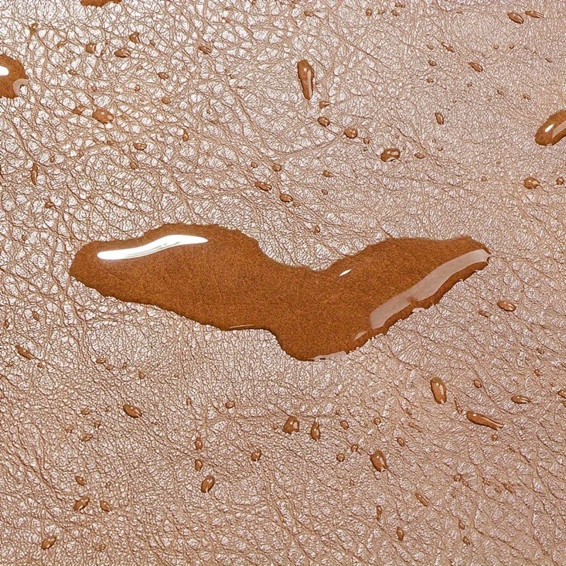 Waterproof Faux Leather Double-Sided Table Runner in 4 Sizes for Home Decor