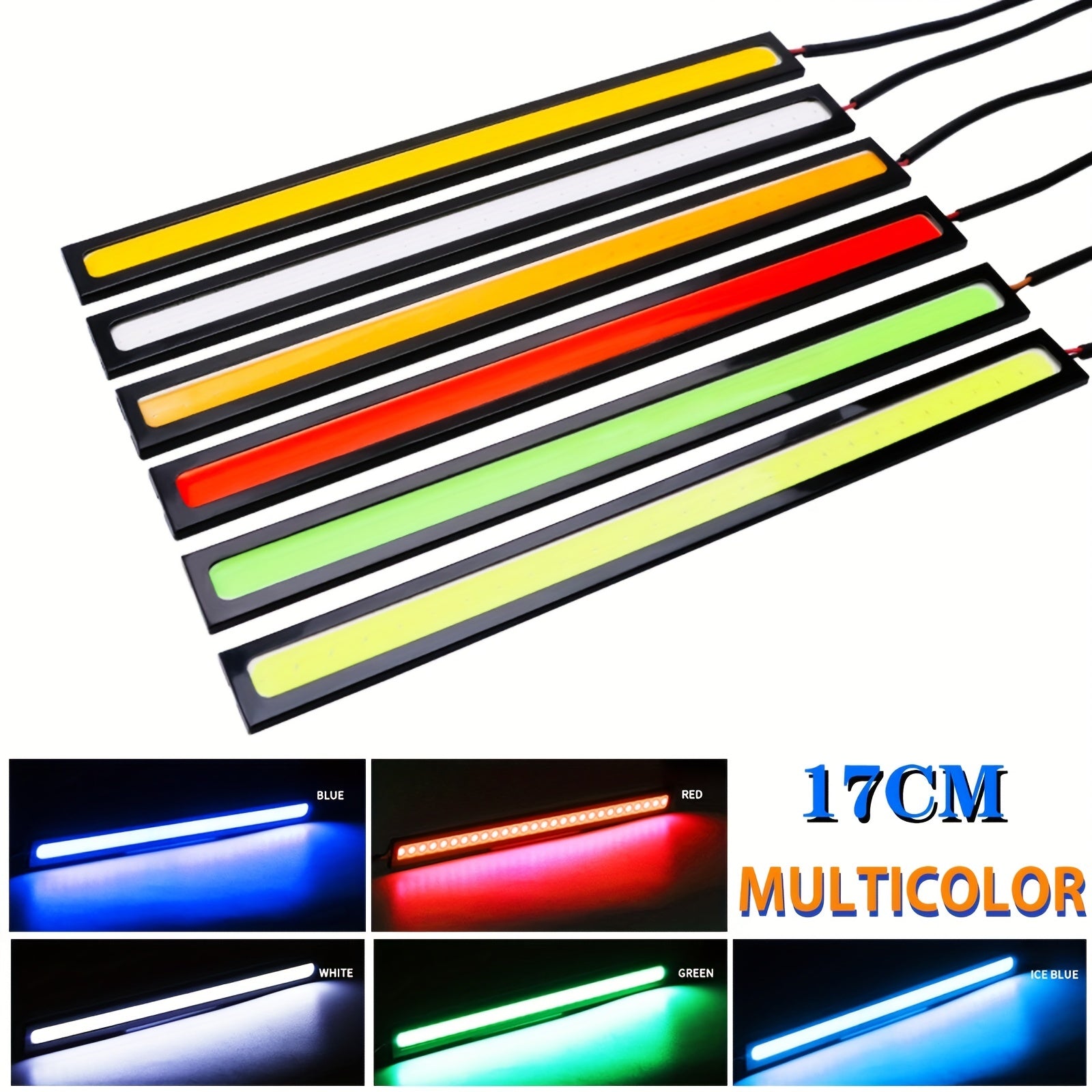 Barra de luz LED universal de 17cm para decoración interior y exterior de automóviles