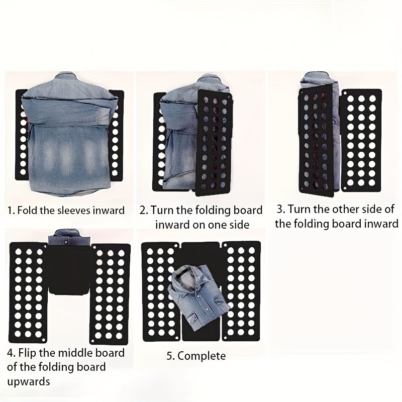 Organizador de almacenamiento de plástico para planchar y regalo, tabla de plegado de ropa extra grande