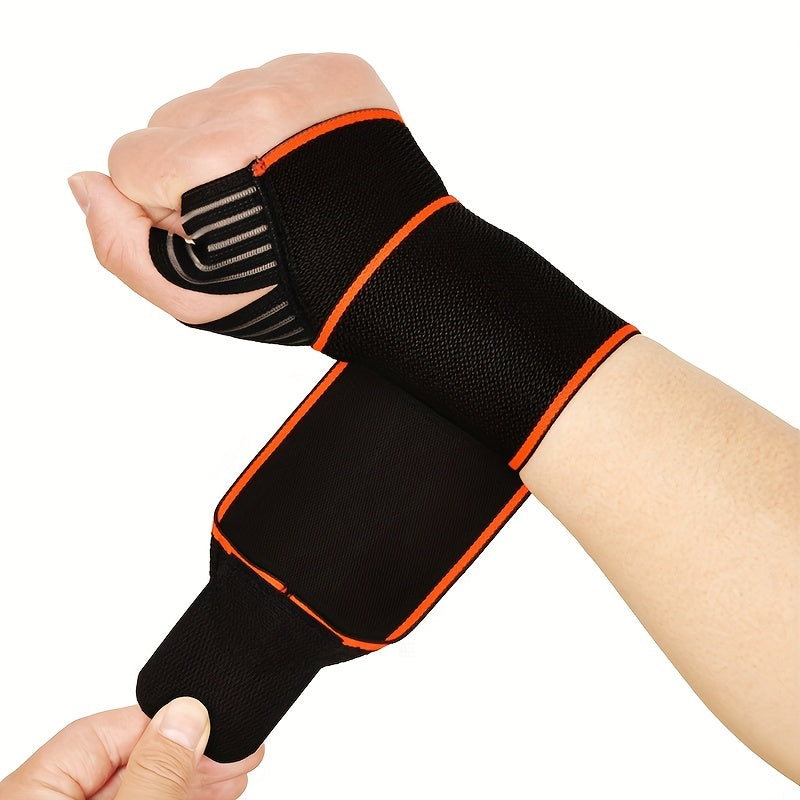 Adjustable Wrist Support Strap for Weightlifting Sports and Daily Activities Red Grey Blue