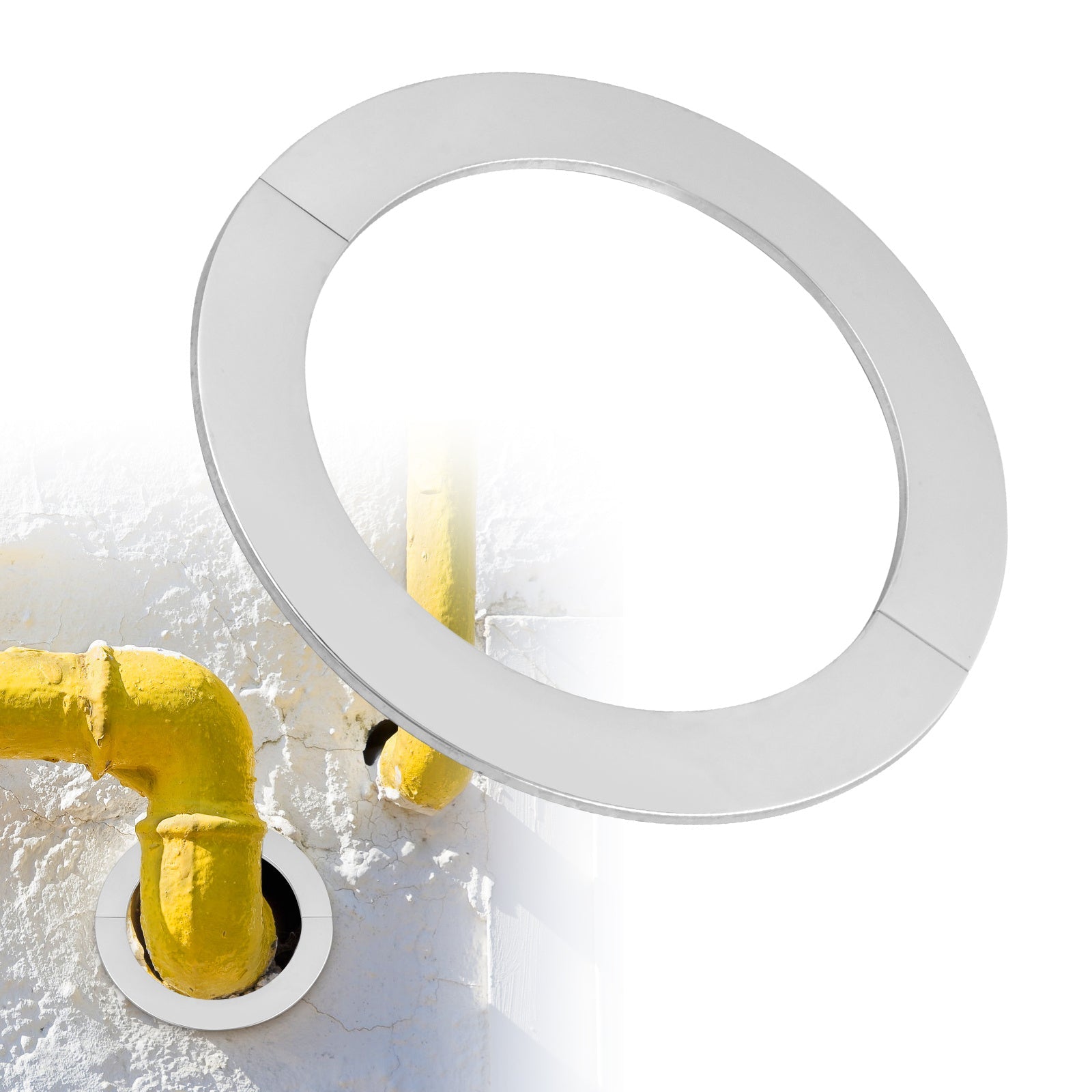 Эта декоративная крышка-розетка изготовлена из нержавеющей стали и имеет диаметр 160 мм. Она предназначена для закрытия дымоходных отверстий или душевых труб и не требует электричества для работы. Розетка добавит стильный штрих любому пространству.