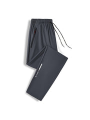 Men's Plus Size Casual Sports Pants Polyester Spandex Printed Zipper Regular Fit